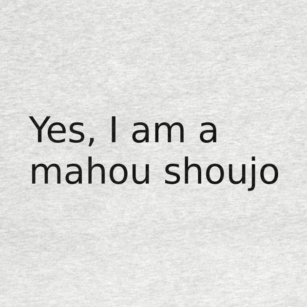 Yes, I am a mahou shoujo by findingNull